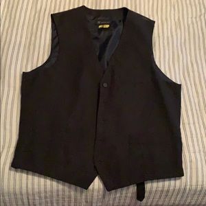 INC BLACK VEST. SIZE M.